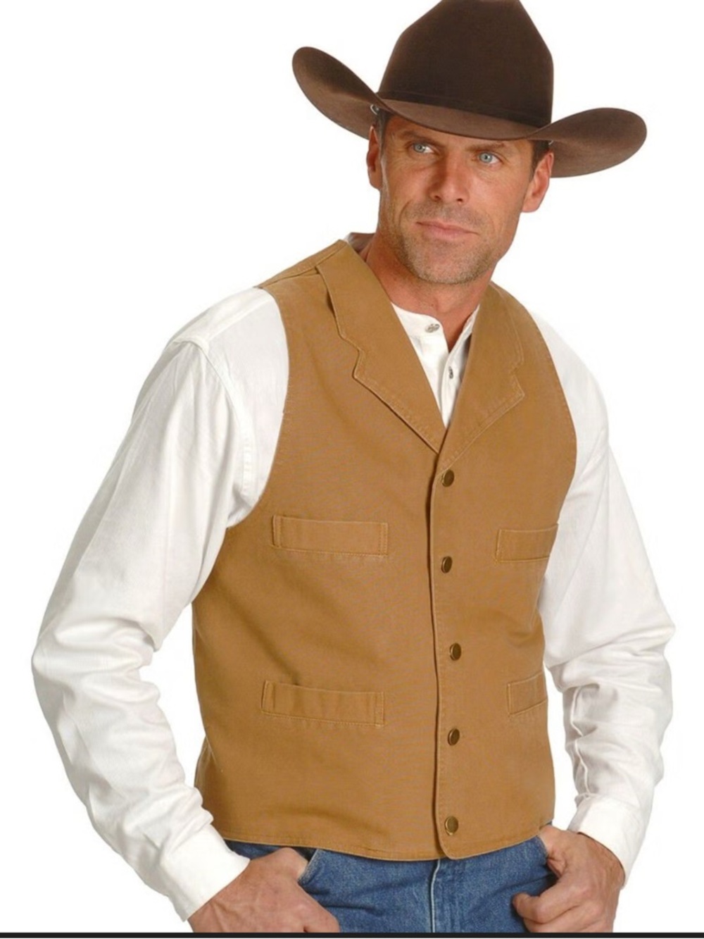 Scully frontier canvas vest by range wear sold out online